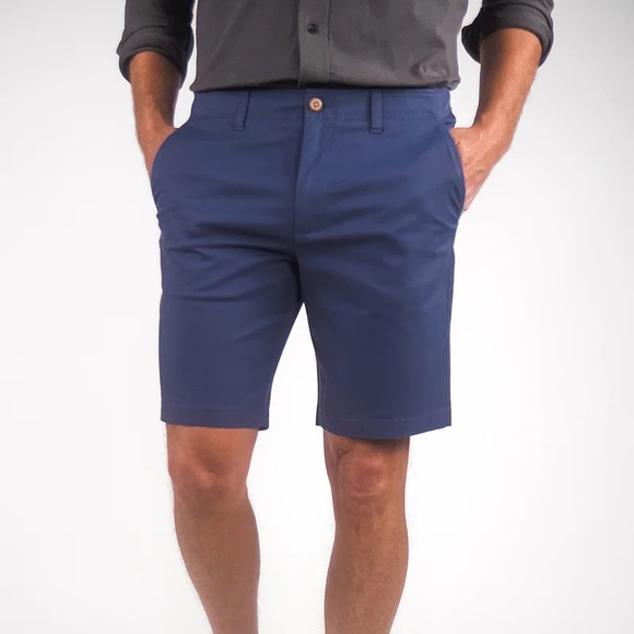 Tailor Vintage Men’s SZ 38 Luxe-performance Navy Blue 4 Pocket Shorts NWT - Picture 16 of 16